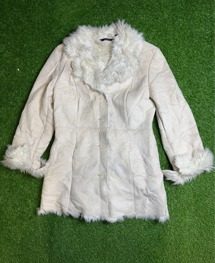 Mixit Furry White Coat