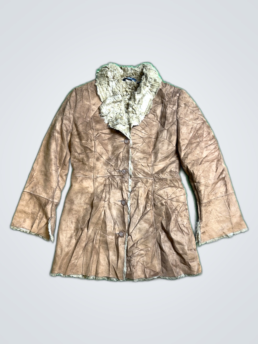 Brown Faux Fur Jacket