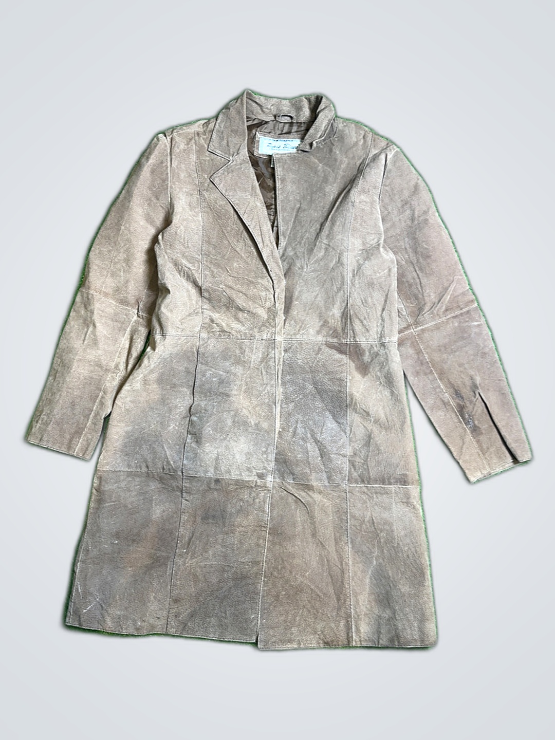 Paris Blues Leather Coat