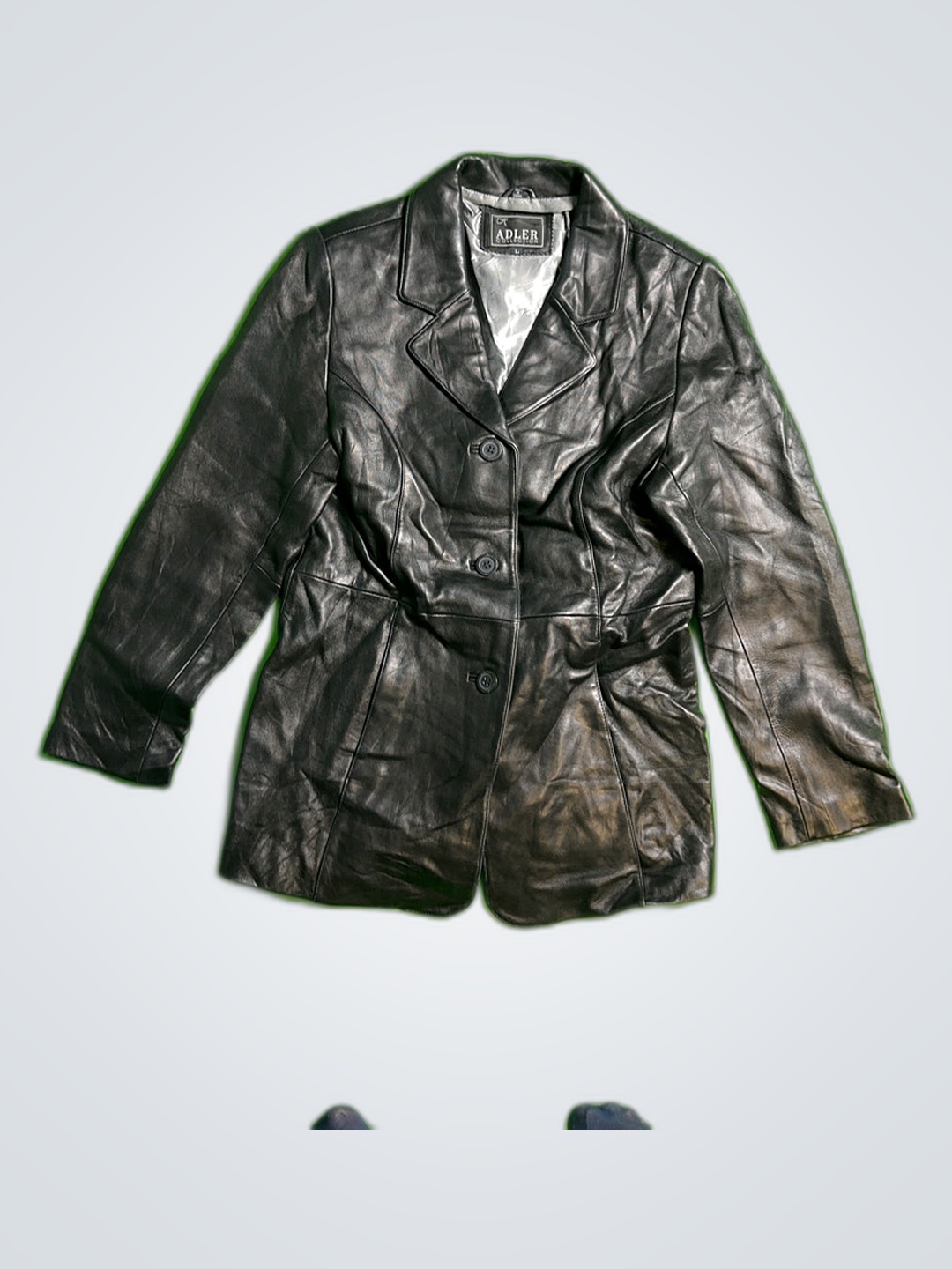 Adler Collection Black Leather Jacket