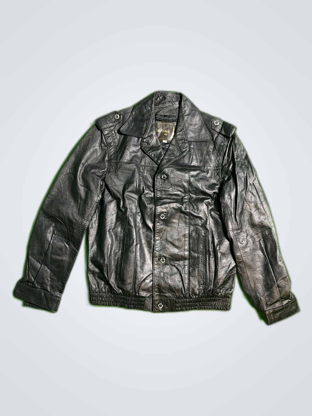 Le Beau Paris Black Leather Jacket