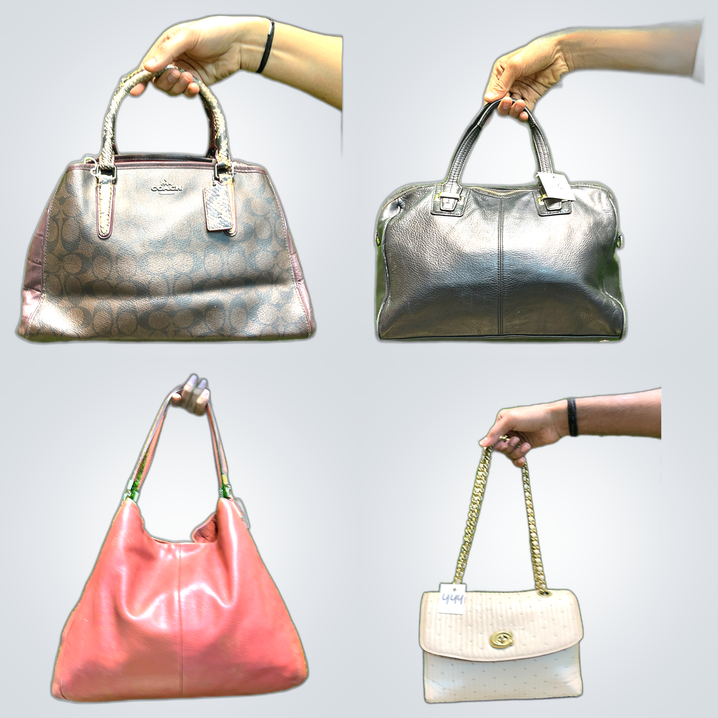 Coach Handbag Bundle 10pcs Small Leather Totes & P..