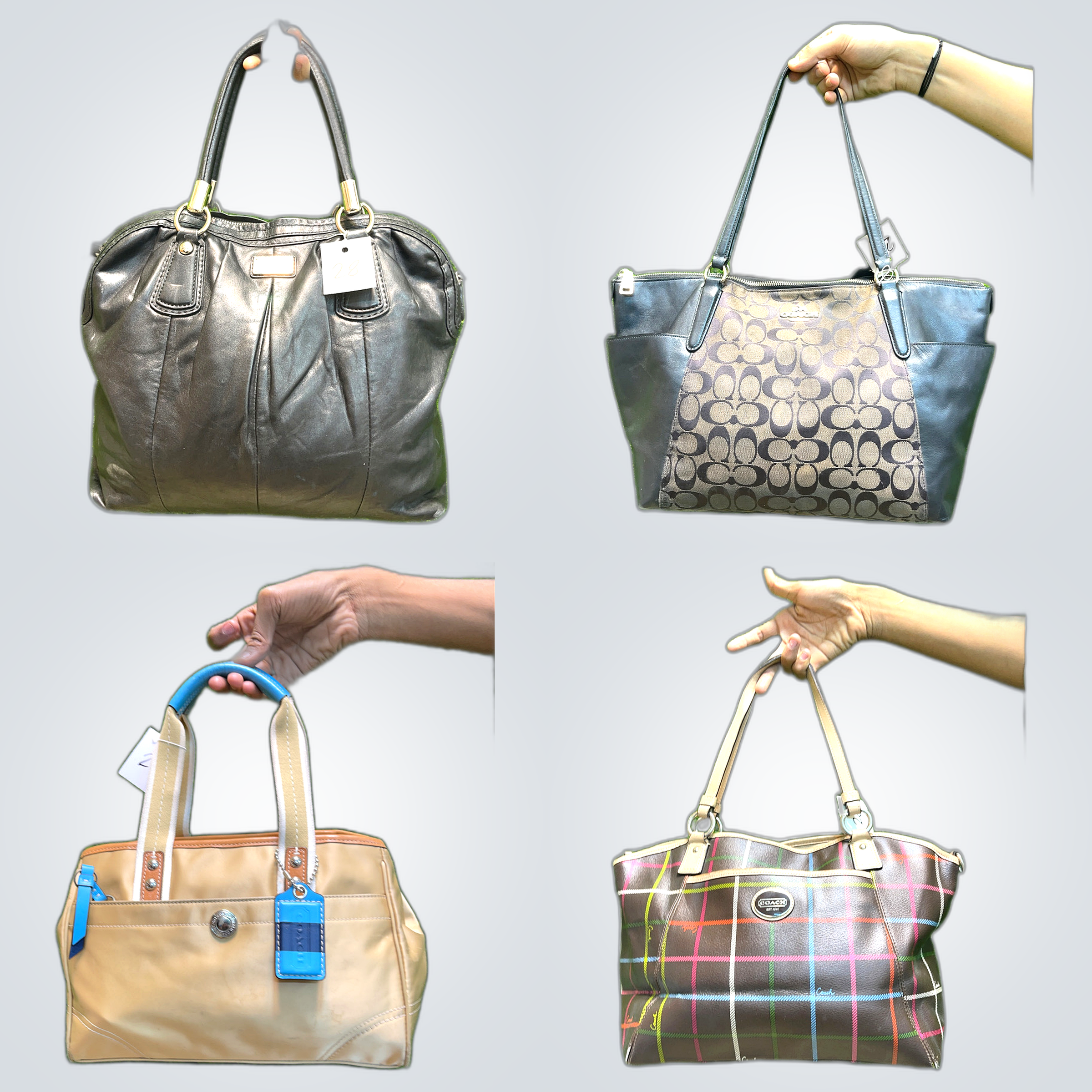 Vintage Coach Tote Handbags