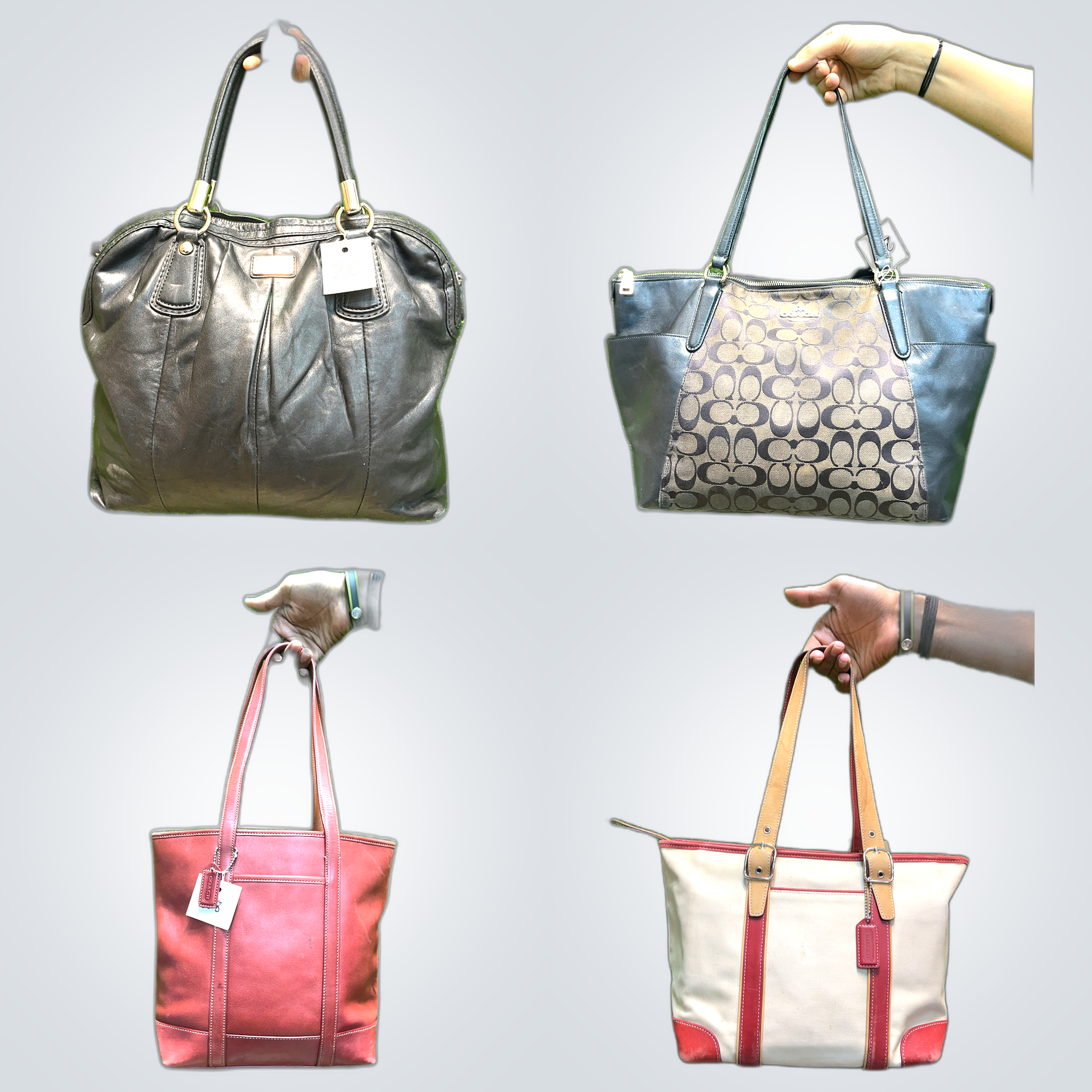 Ensemble de sacs fourre-tout Coach 10 pièces Colle..