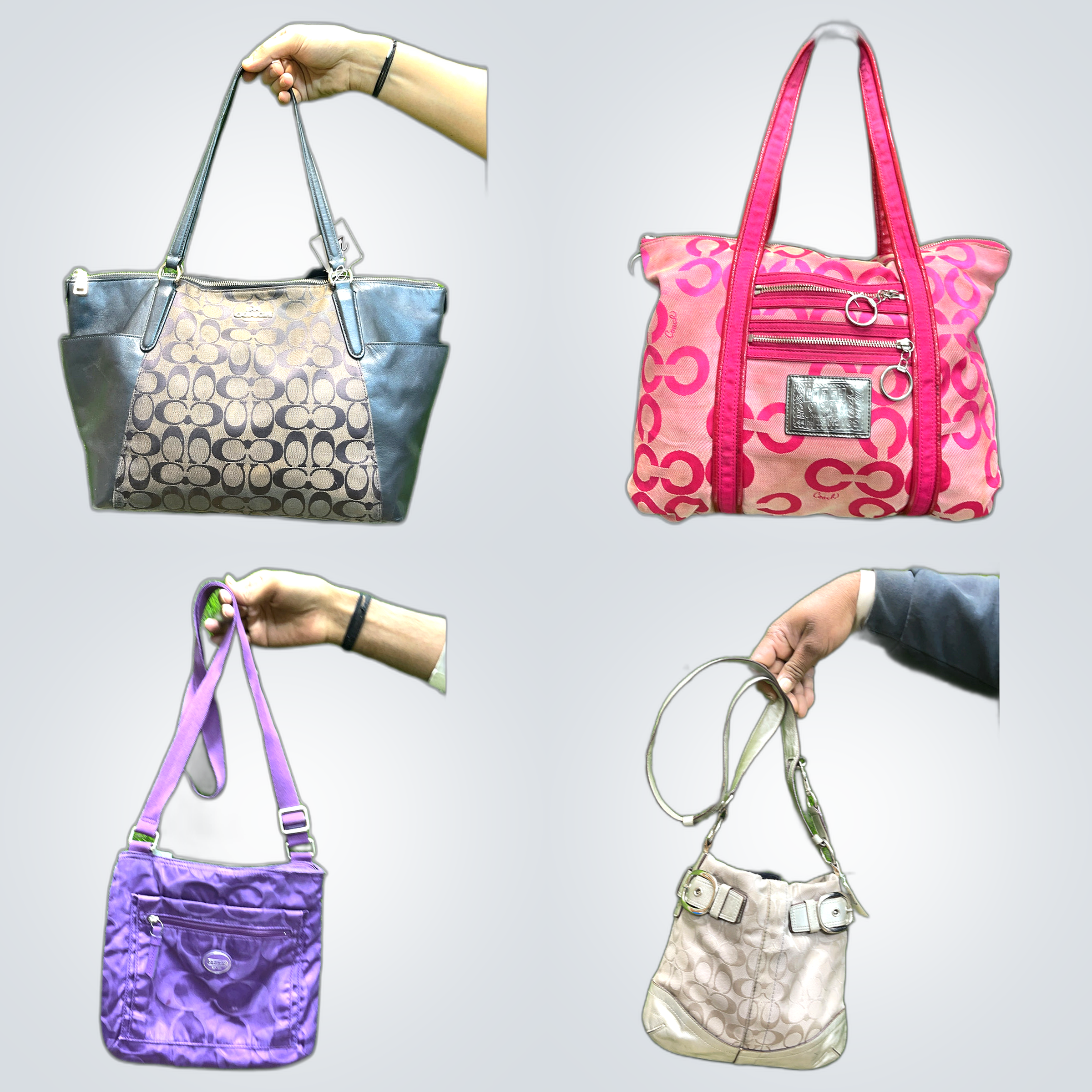 Guess & Coach Handtaschen-Bündel - 10-teiliges Lux..