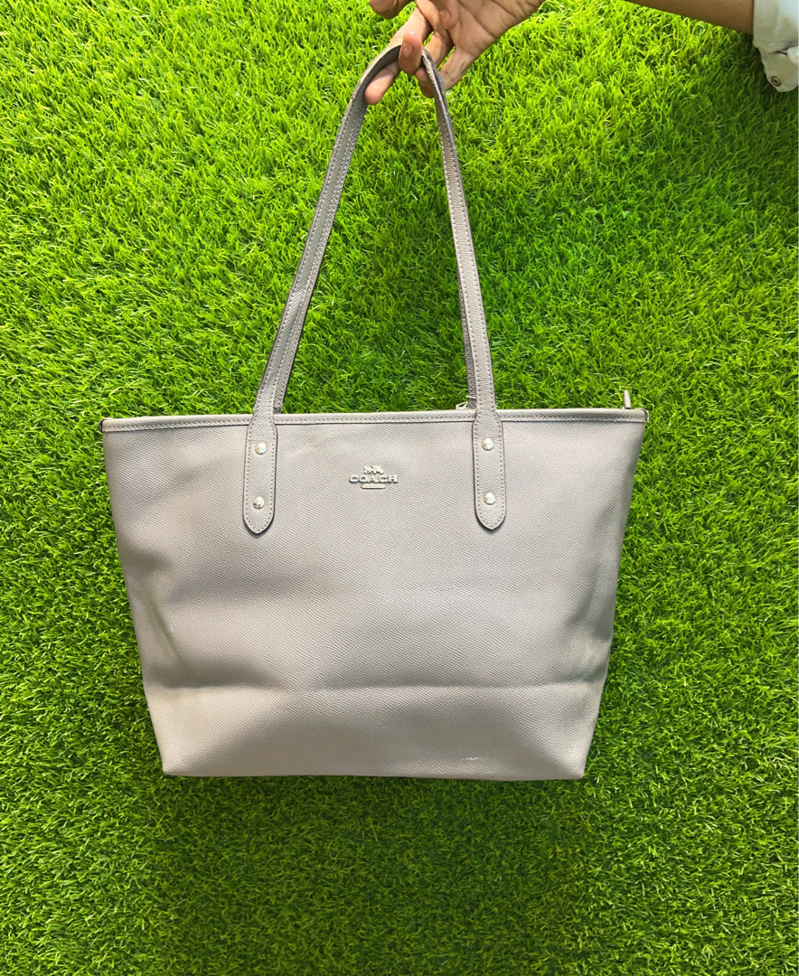 Coach Gray Tote Bag