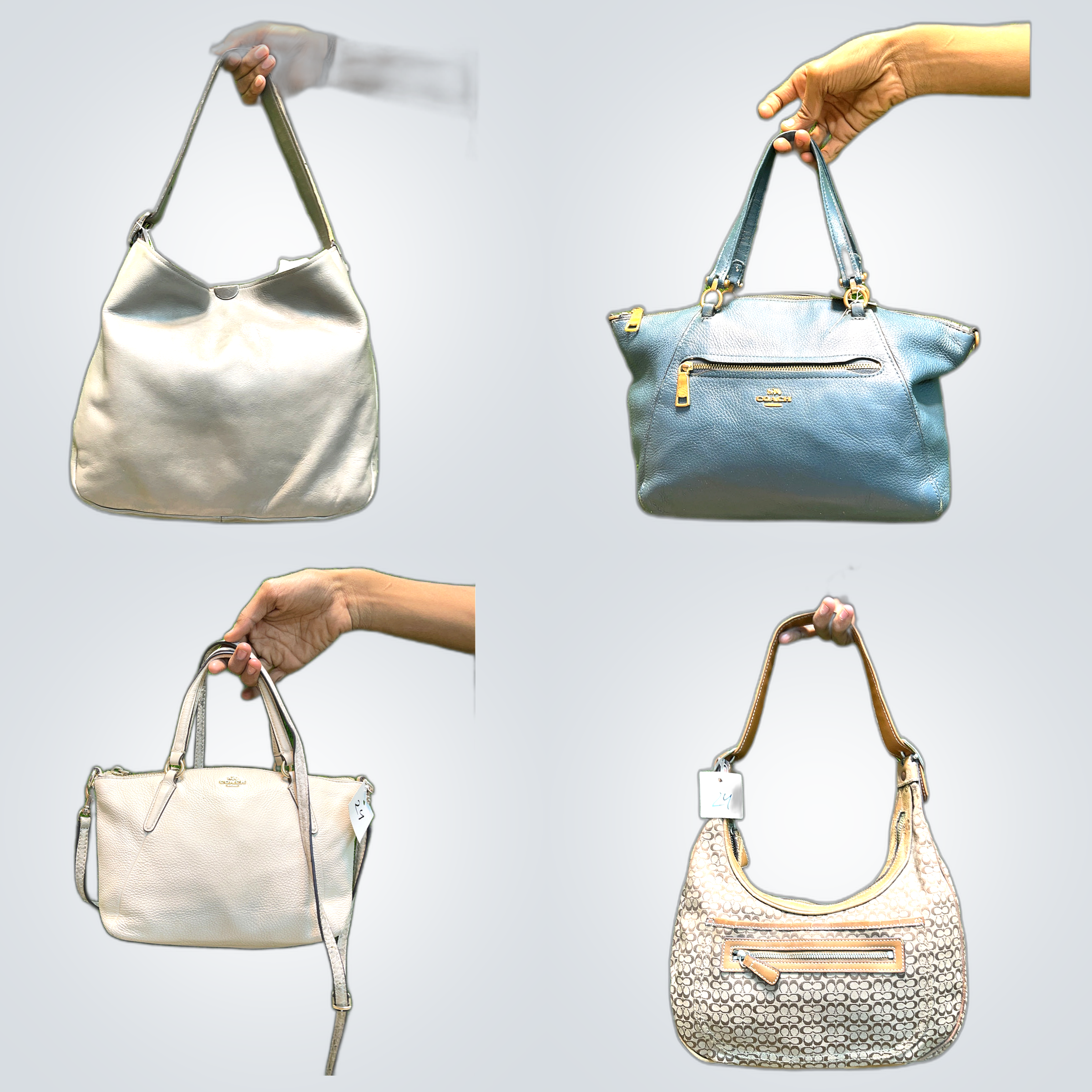 Coach Handbag Bundle 10pcs Small Leather Purse Col..