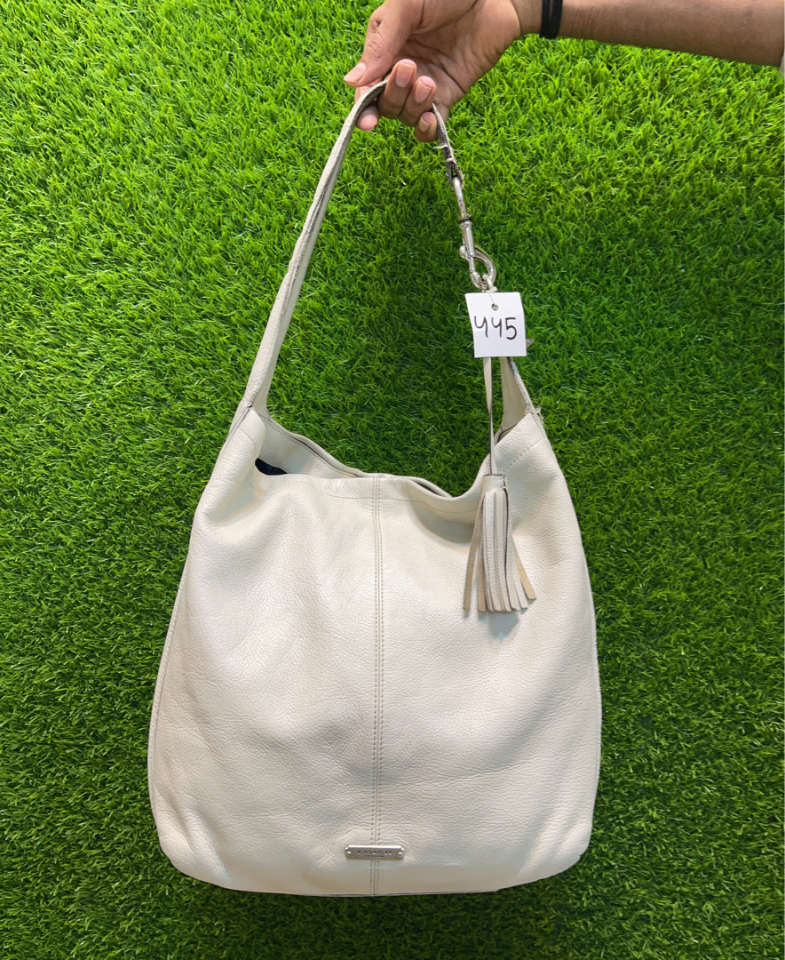 Coach Weiße Leder-Handtasche