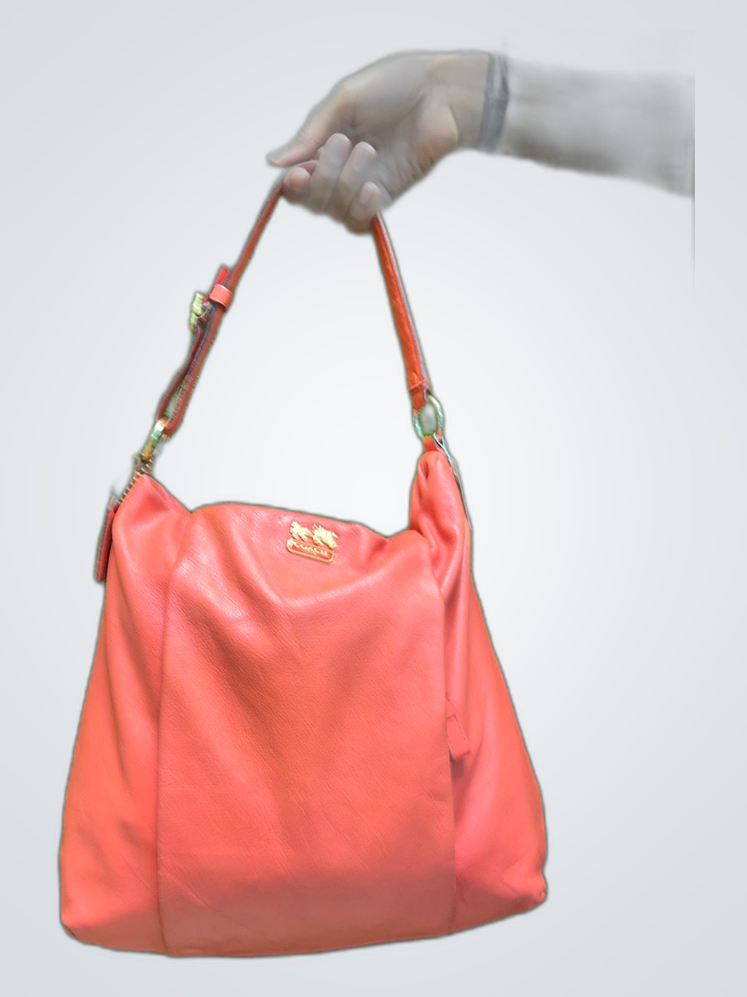 Coach Pink Lederhandtasche