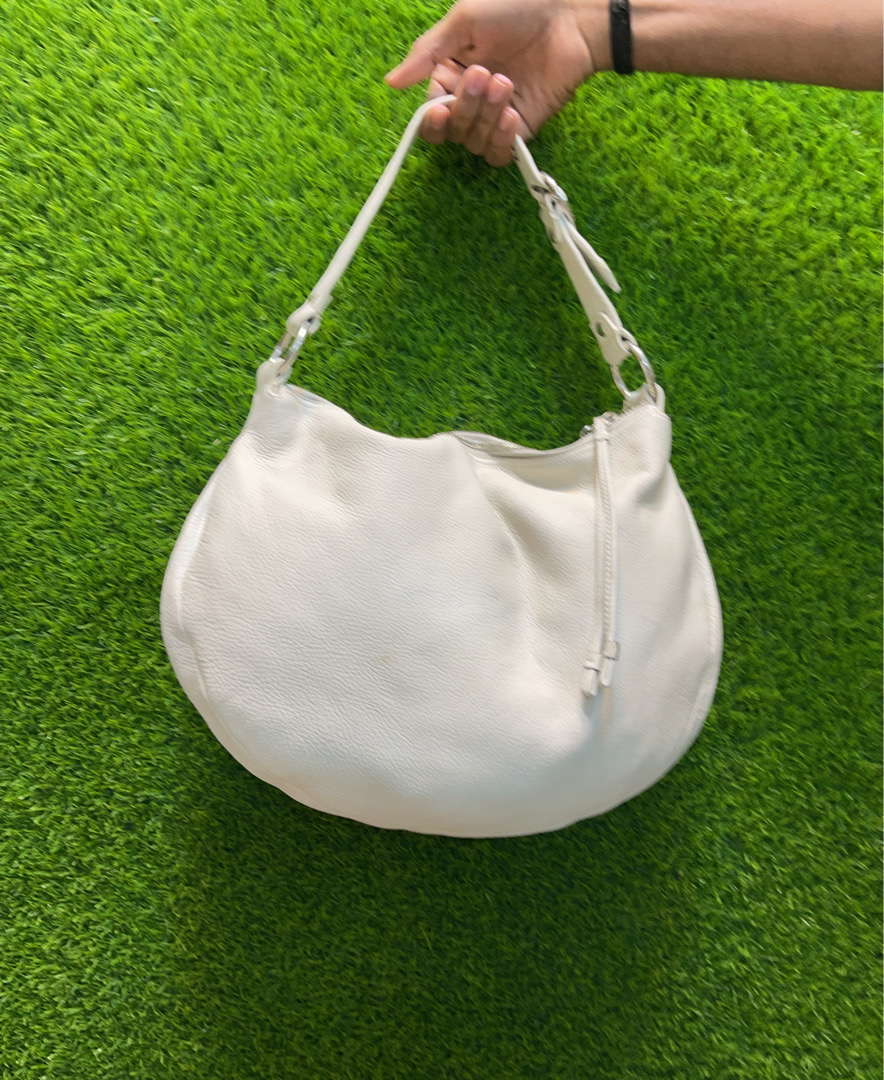 Coach White Leather Handbag