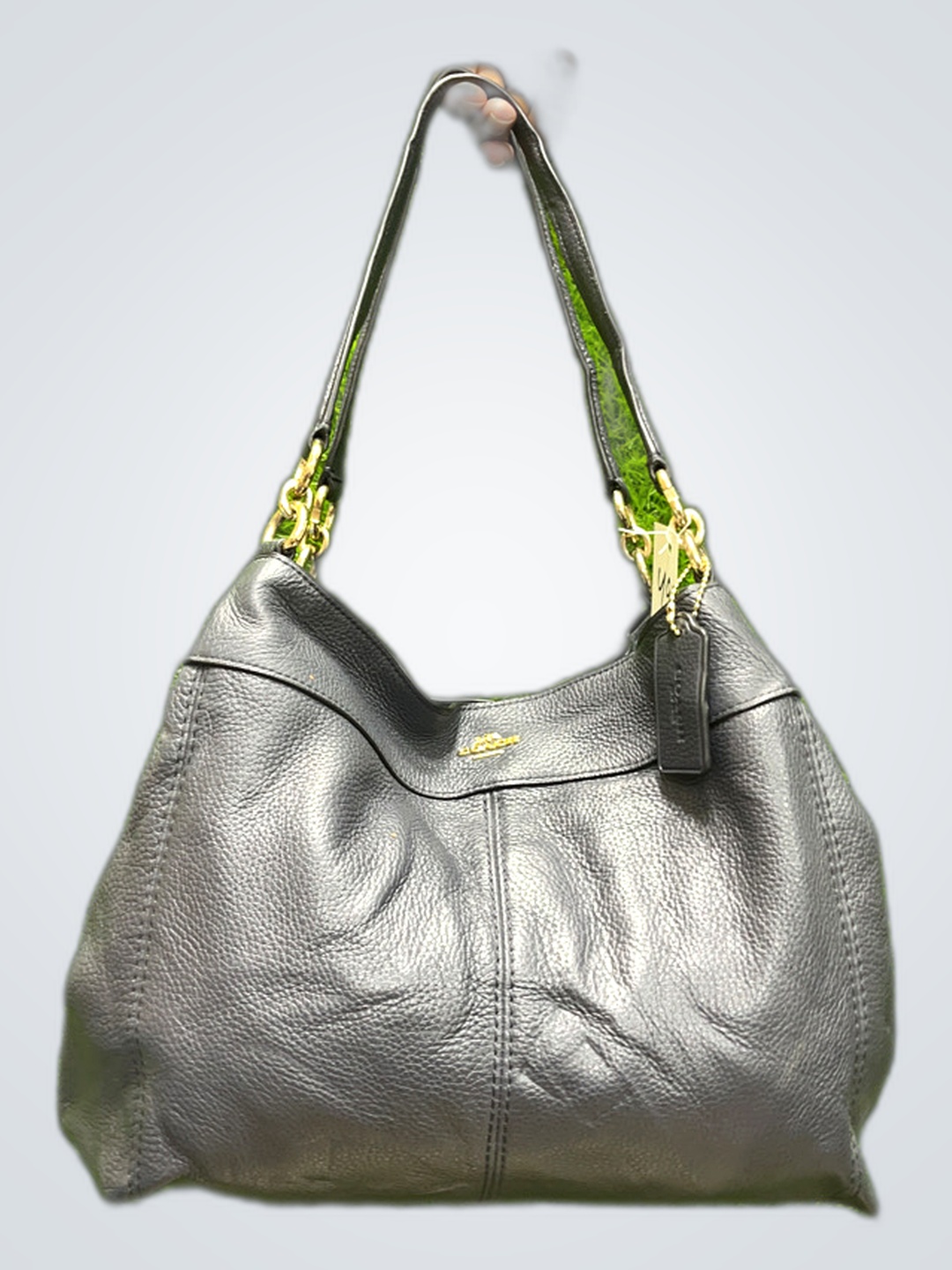 Coach Schwarze Lederhandtasche