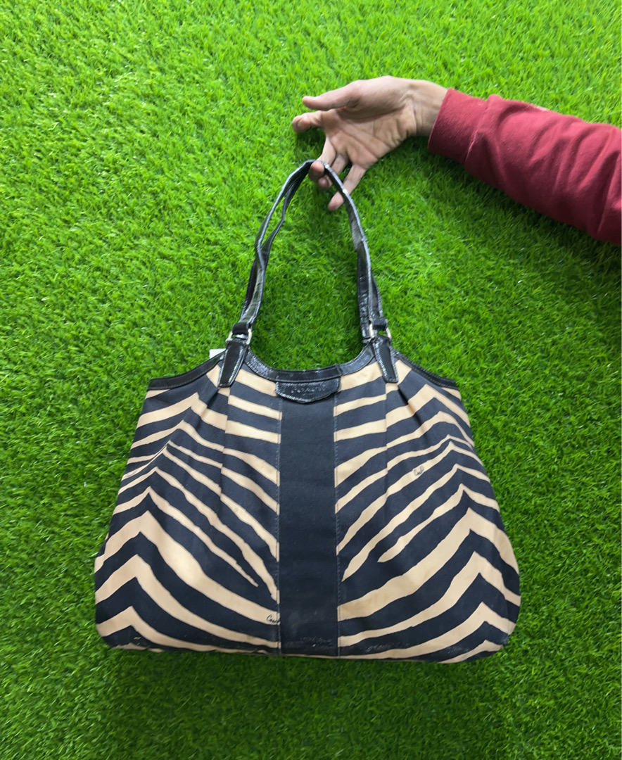 Grand Sac Tote à Imprimé Zèbre Kipling