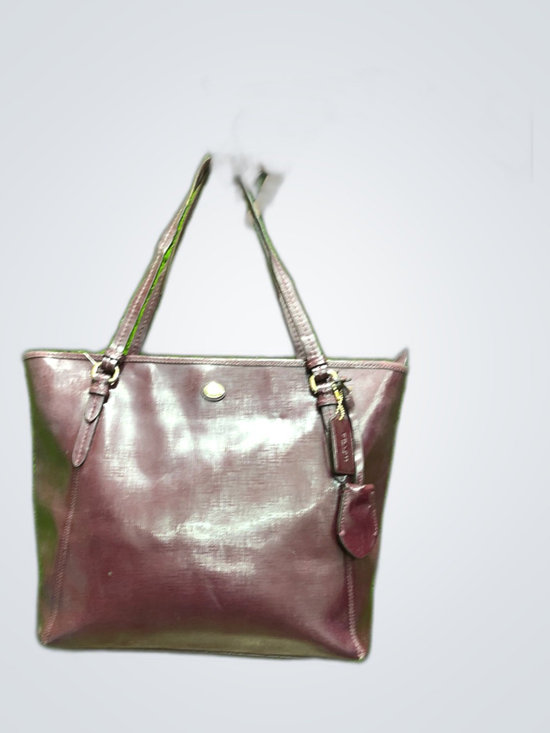Sac fourre-tout en cuir violet