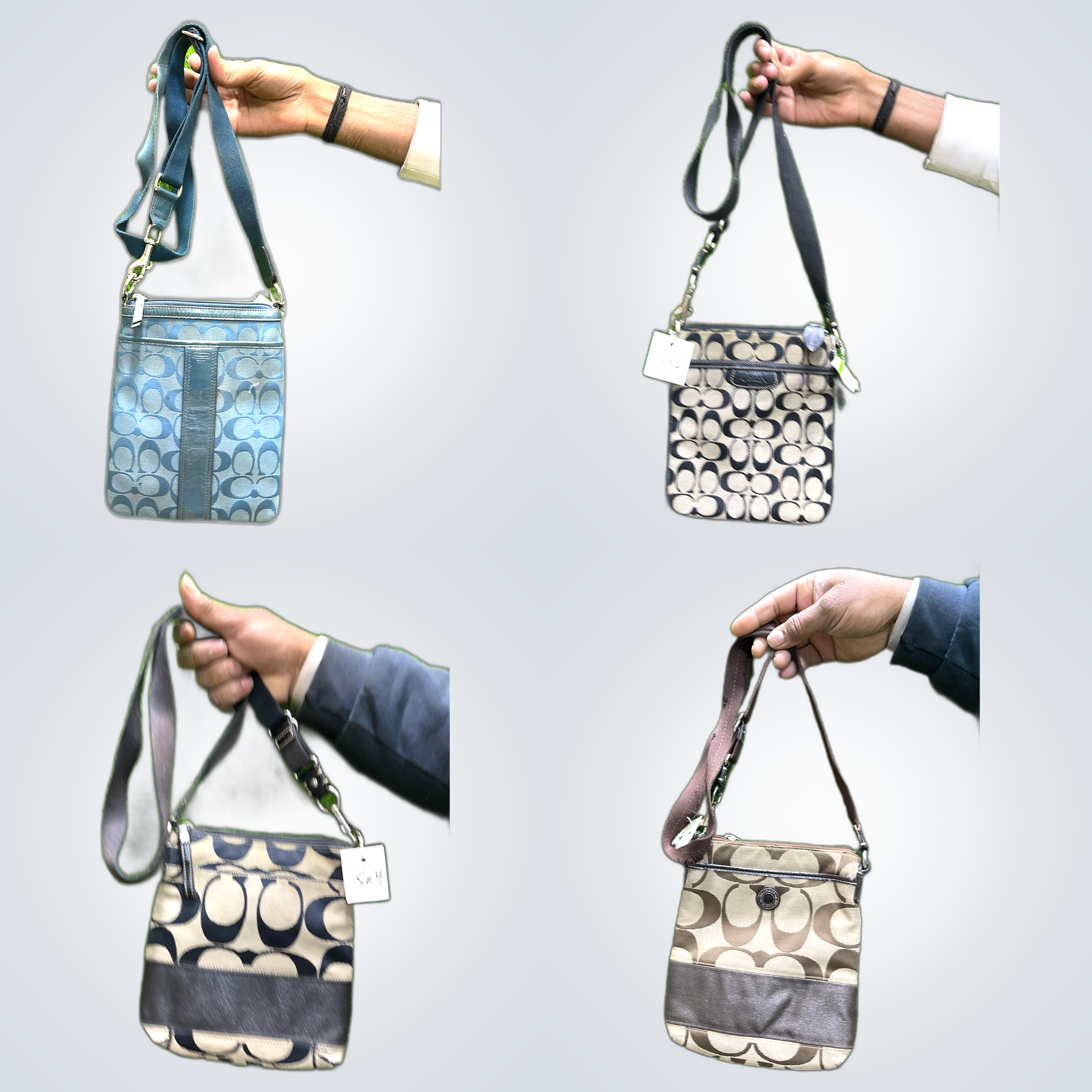 5-teiliges Crossbody- und Umhängetaschen-Set