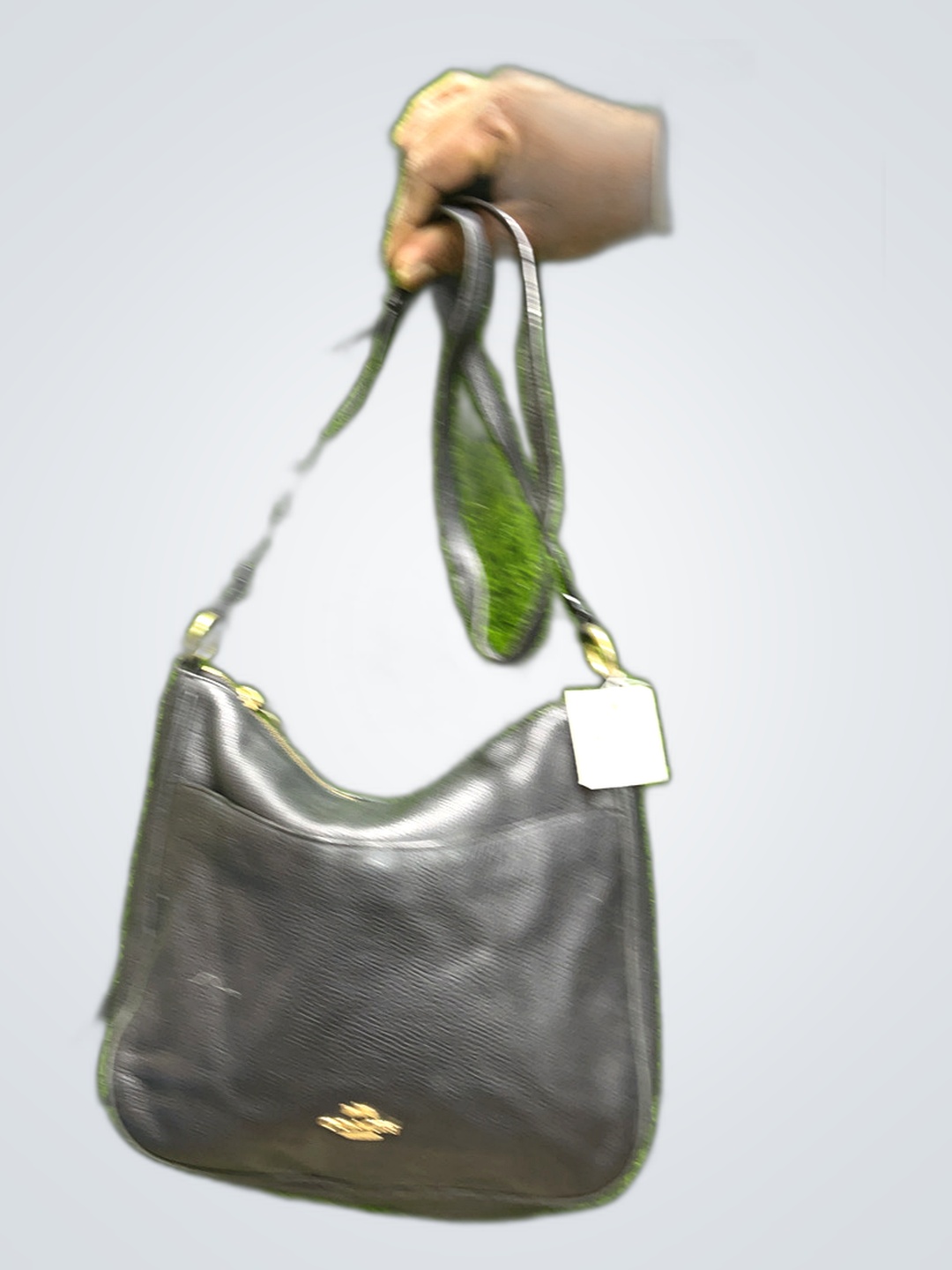 Coach Black Leather Shoulder Bag