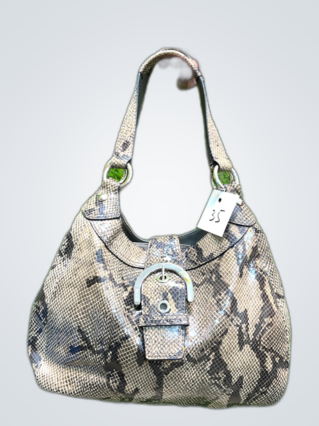 Borsa in pelle di serpente Coach