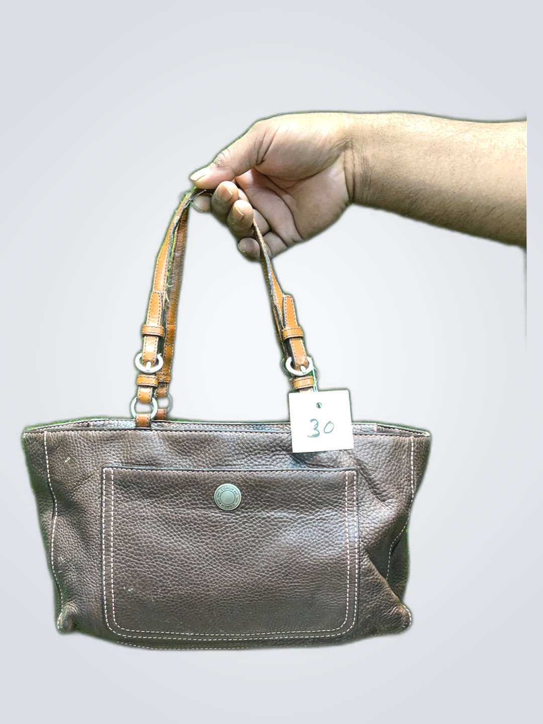 Coach Brown Leather Handbag