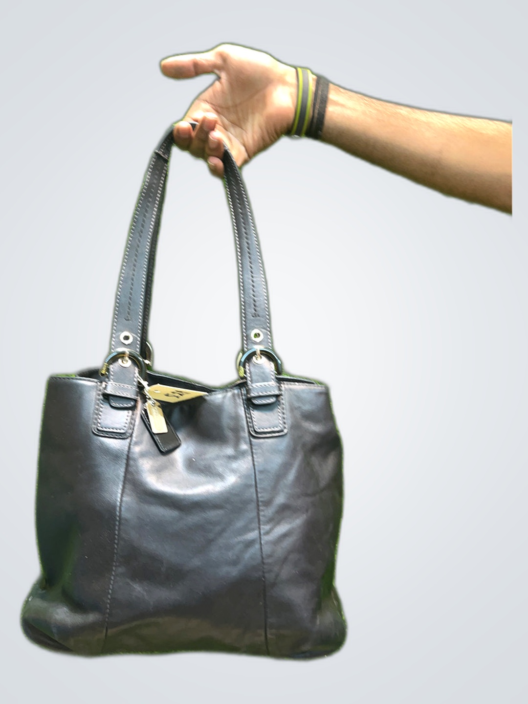 Black Leather Handbag