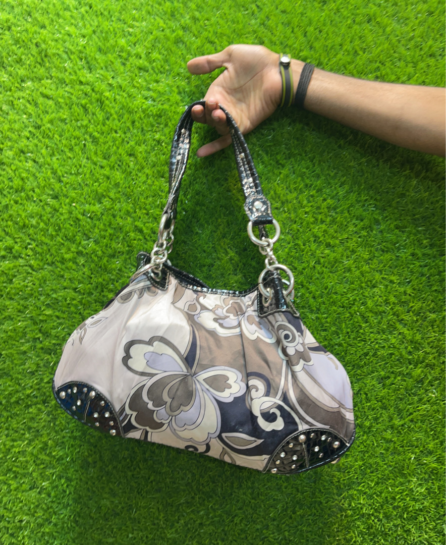 Borsa a spalla floreale Kathy Van Zeeland