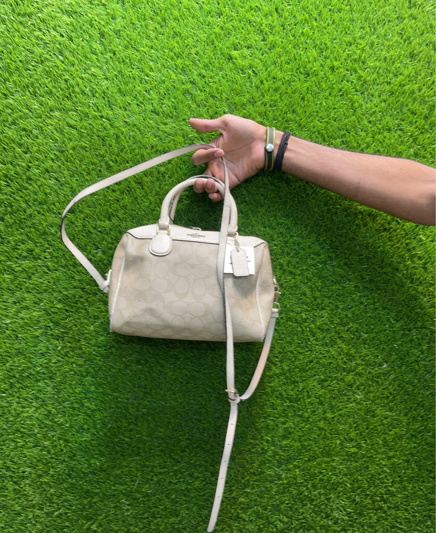 Coach White Handbag