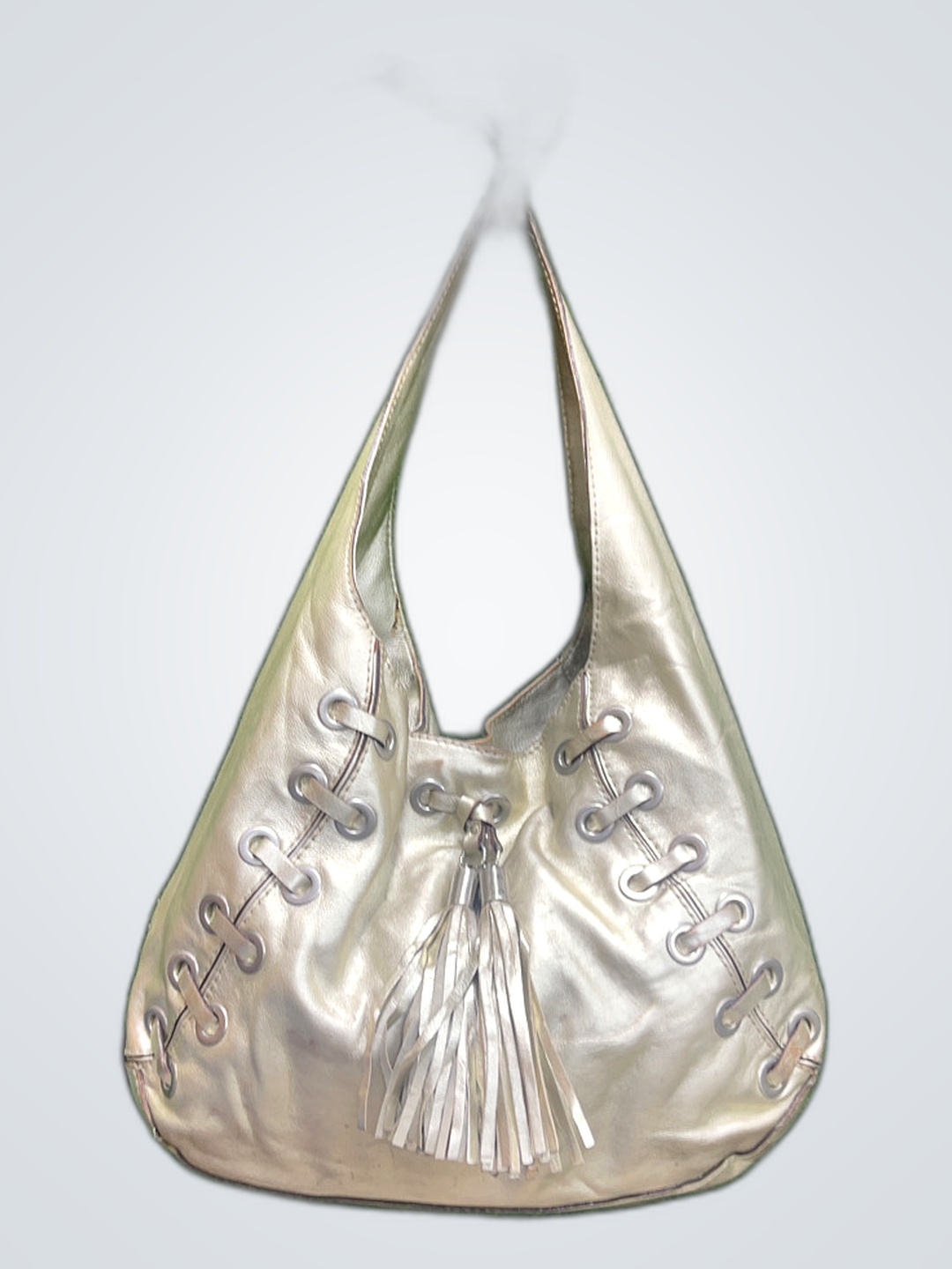 Sac à bandoulière en or à frange Michael Kors