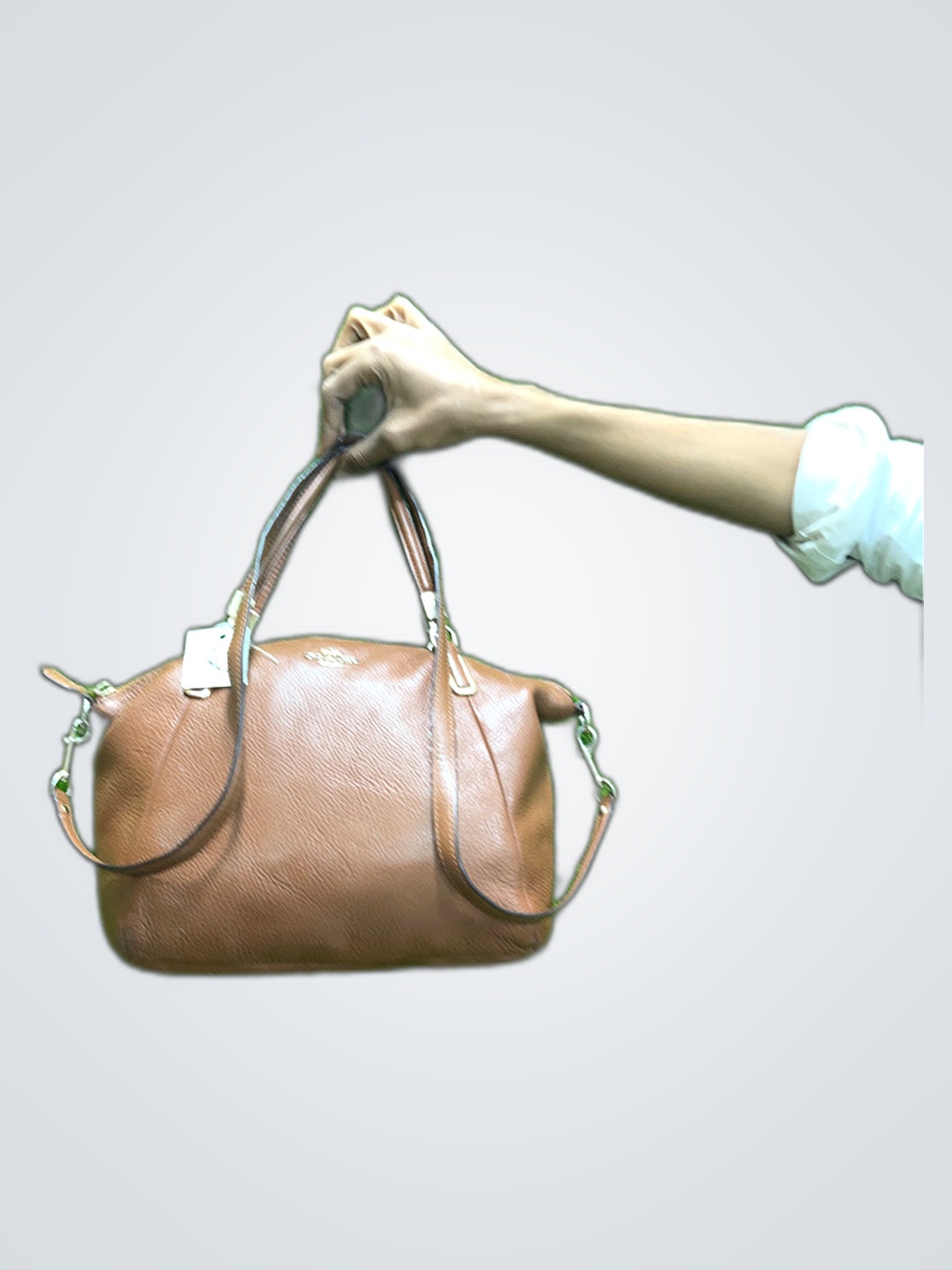 Coach Brown Leather Tote Bag