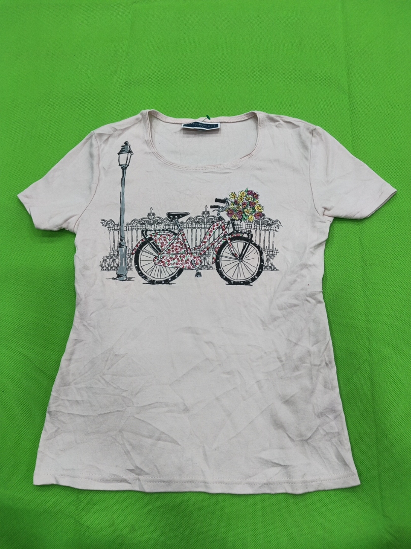 Camisa de Manga Corta Estampada Karen Scott