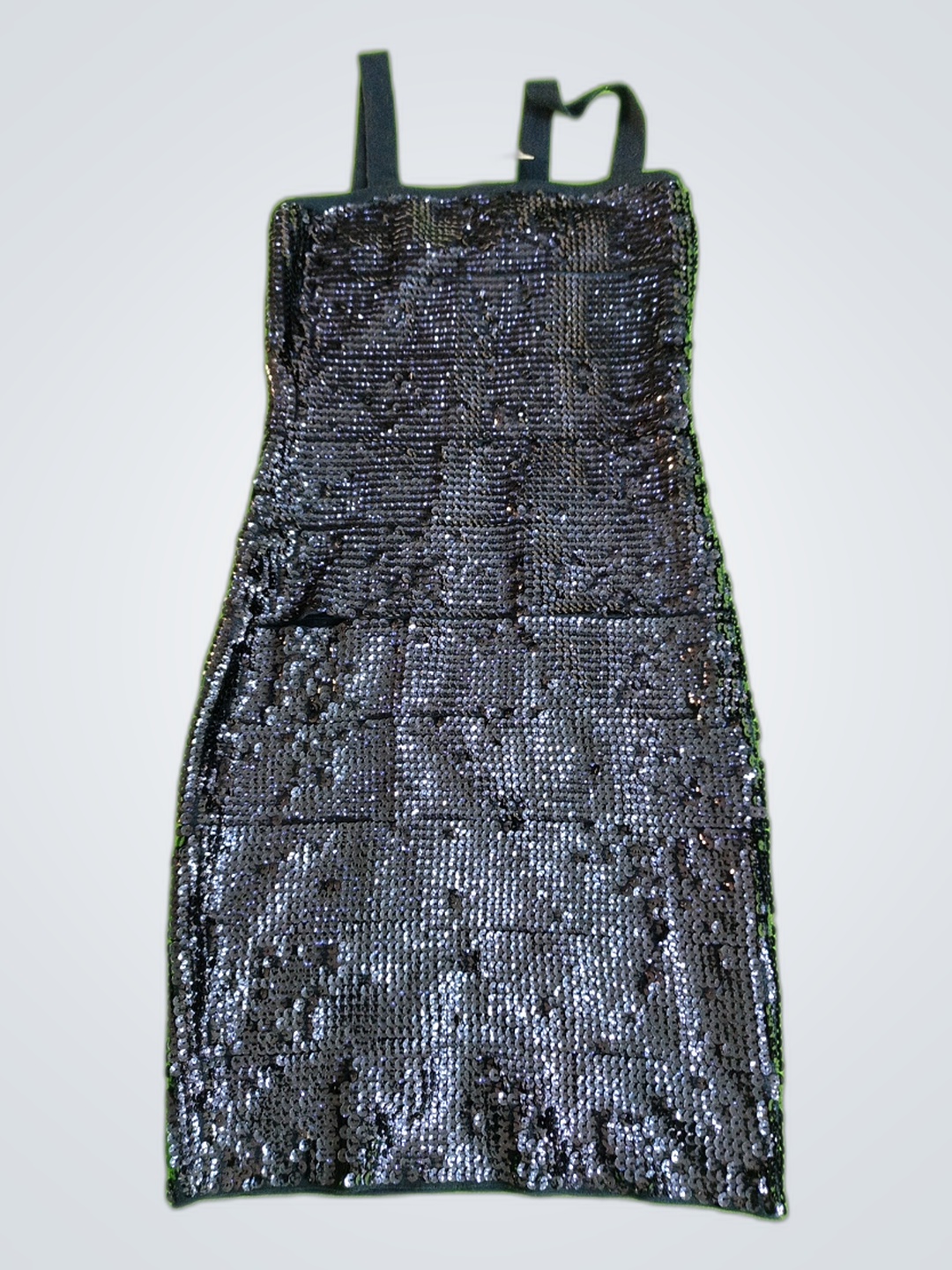 BCBGMAXAZRIA Black Sequin Mini Dress