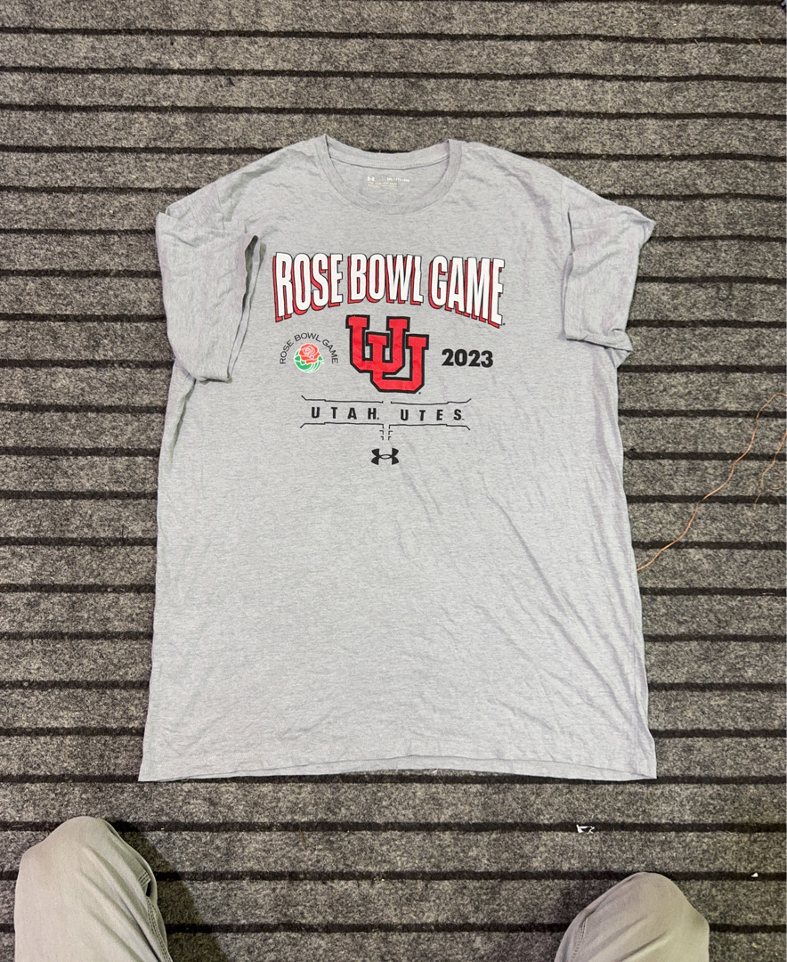 Under Armour Utah Utes Rose Bowl Game 2023 Graphic T-Shirt