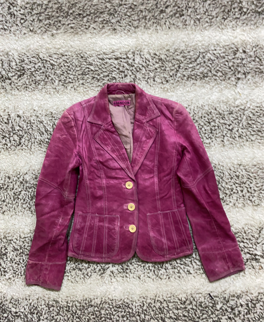 Pink Velvet Blazer