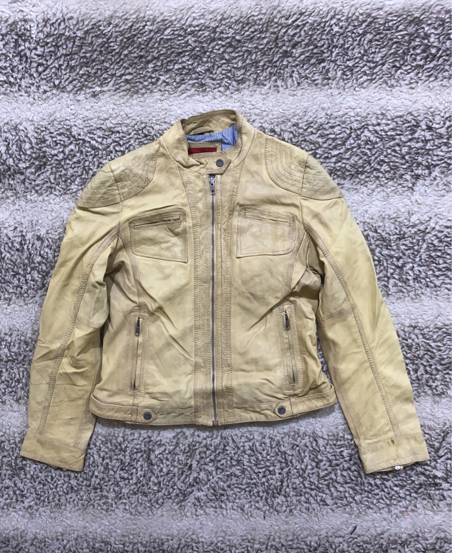 Maritius Tan Leather Jacket