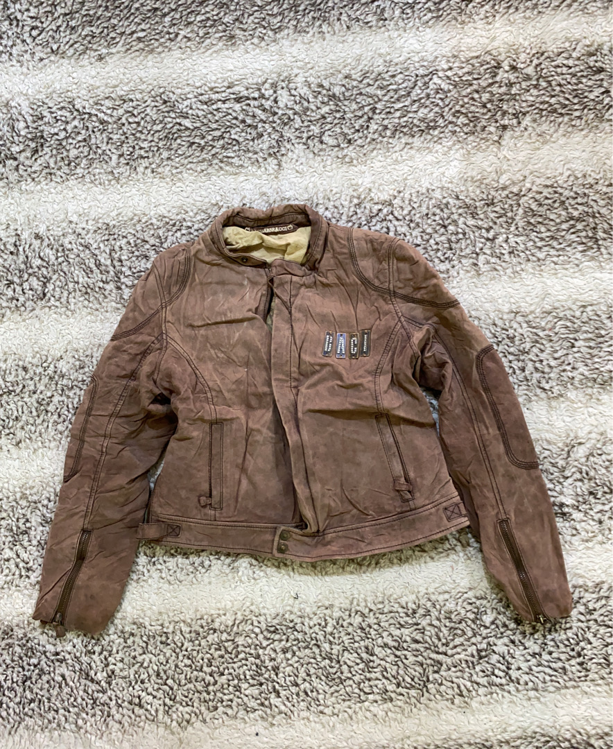 Giacca in pelle Lacoste