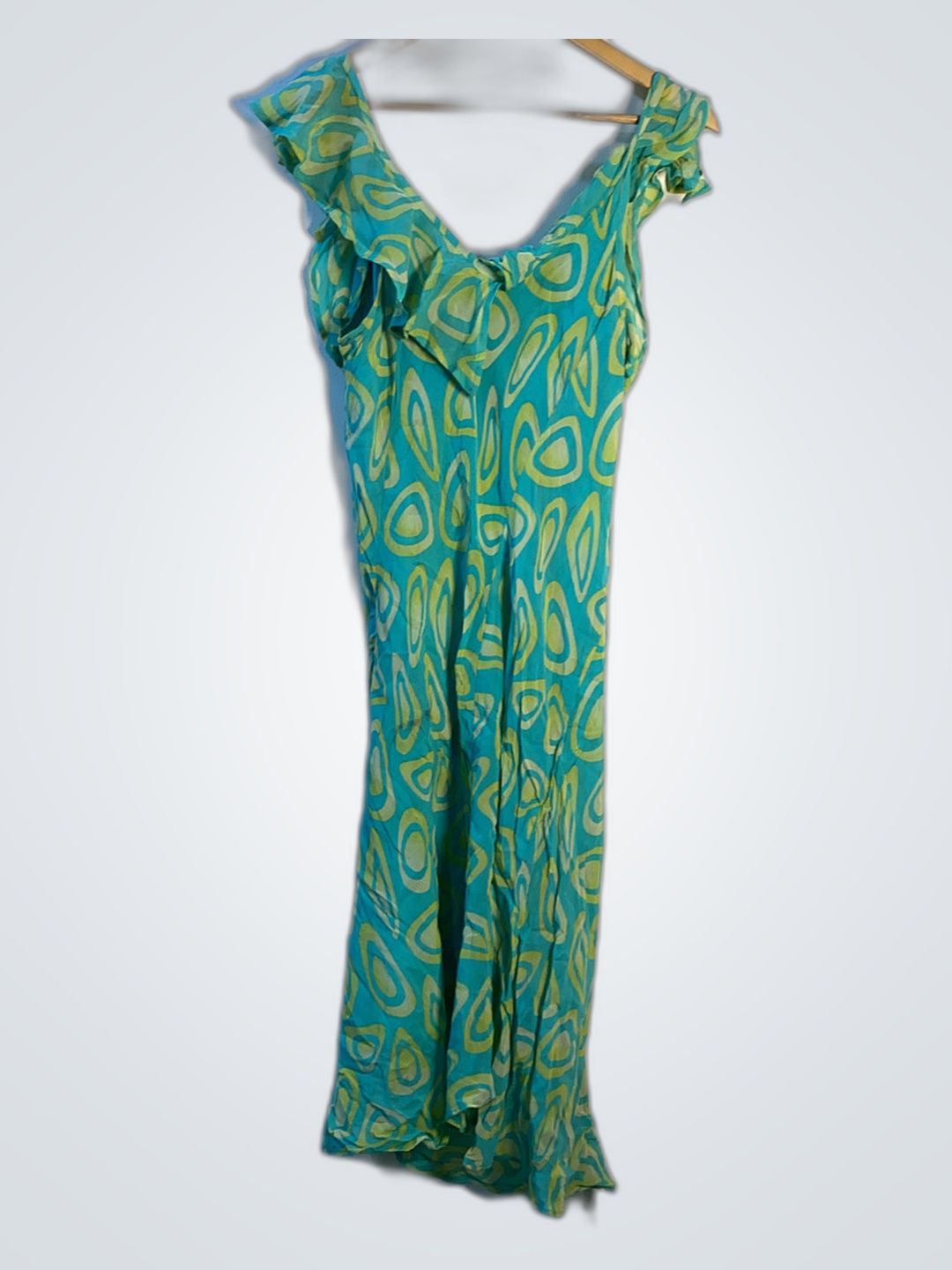 Green Patterned Dress