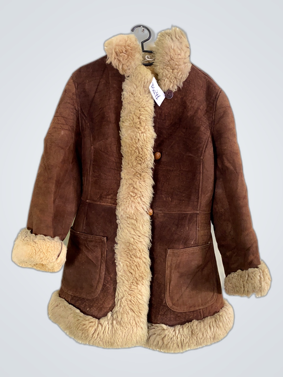 Brown Fur-Trimmed Coat