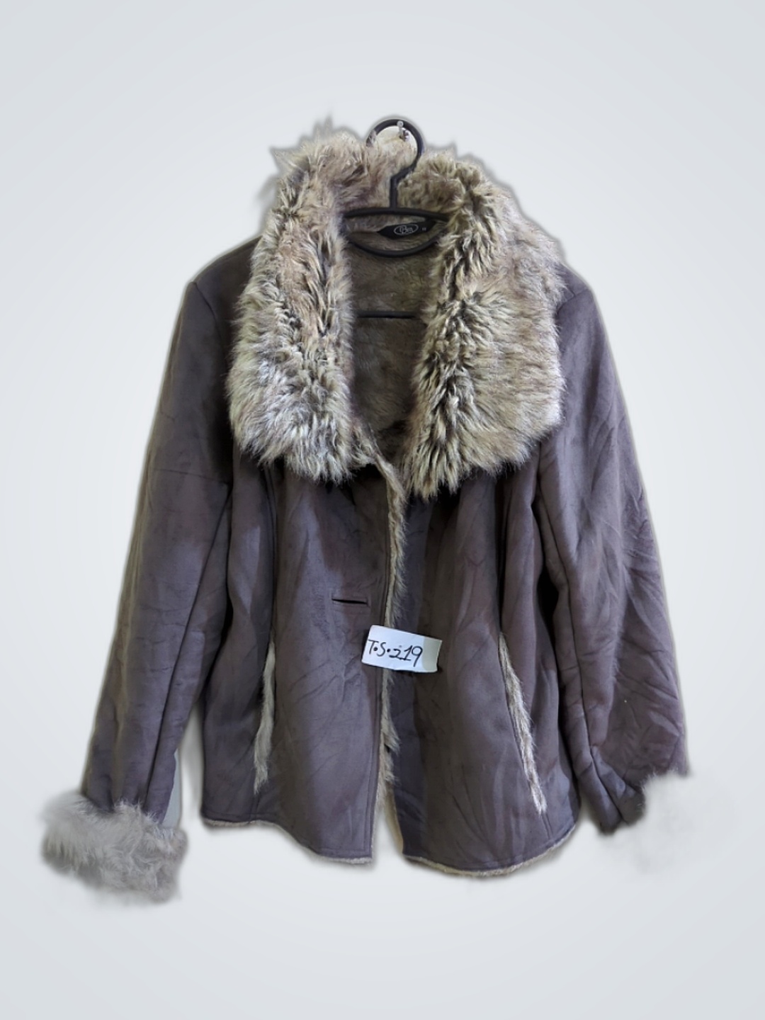 ファー トリム コート