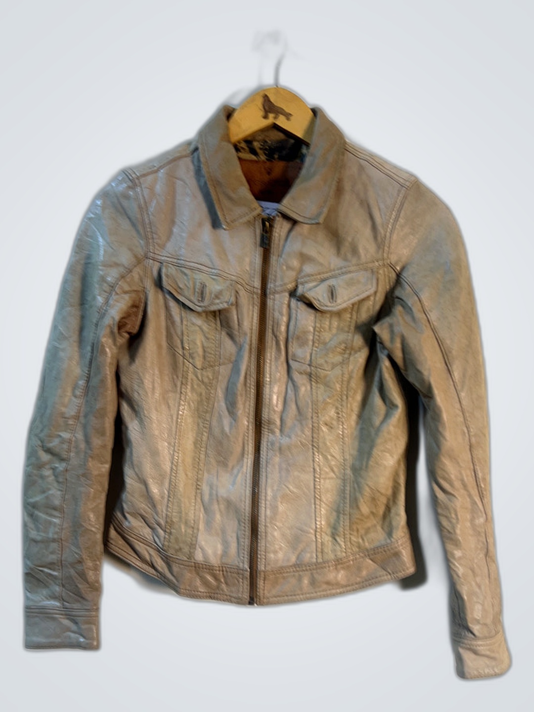 veste en cuir goosecraft