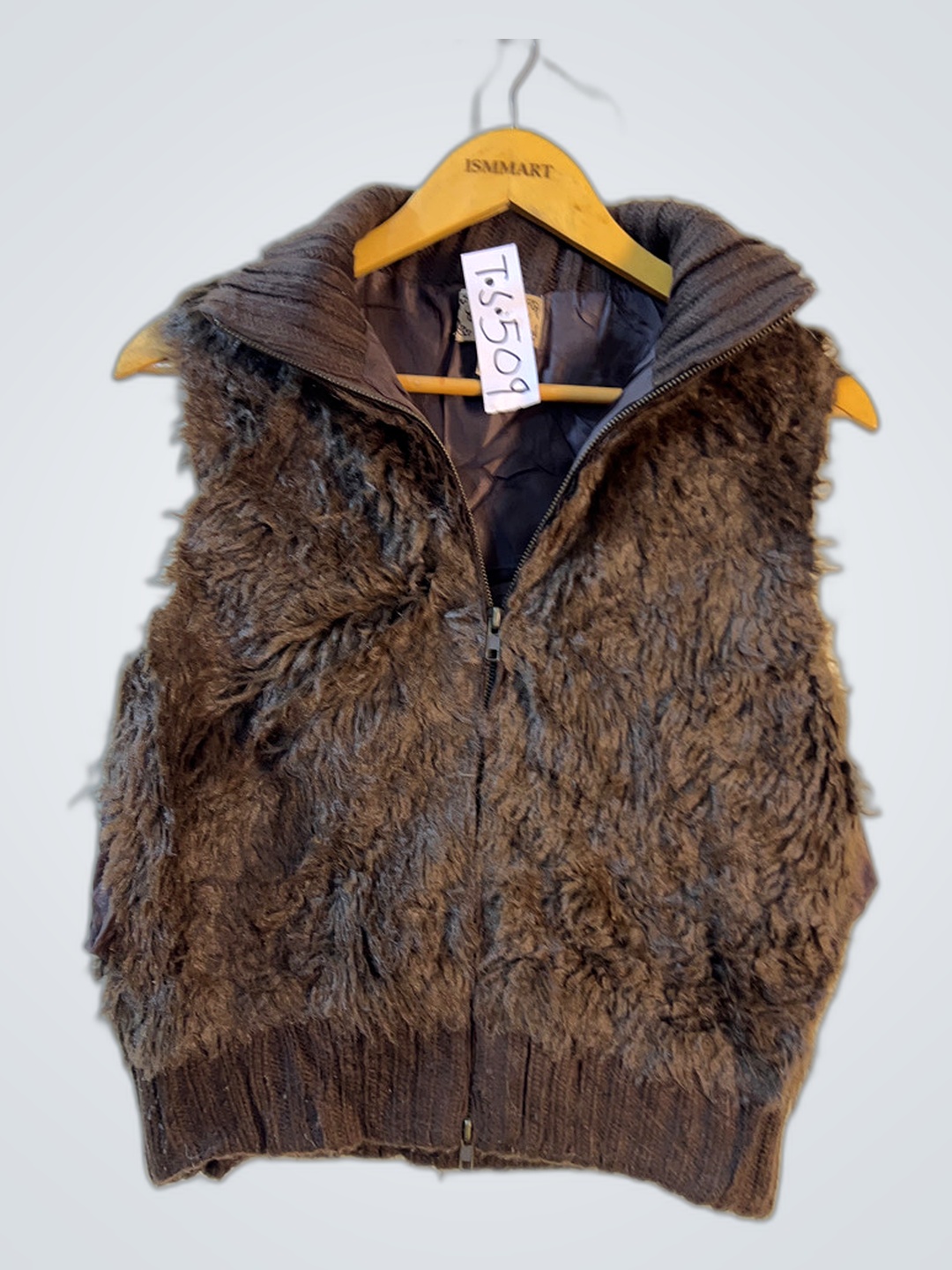 CafeBrand Limited Edition Brown Fuzzy Vest