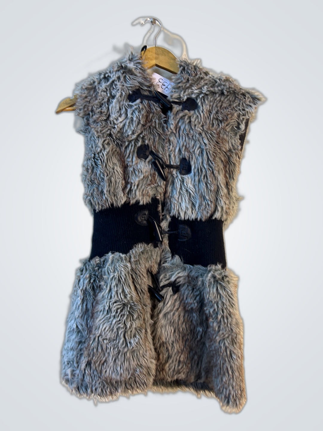 Furry Gray Vest