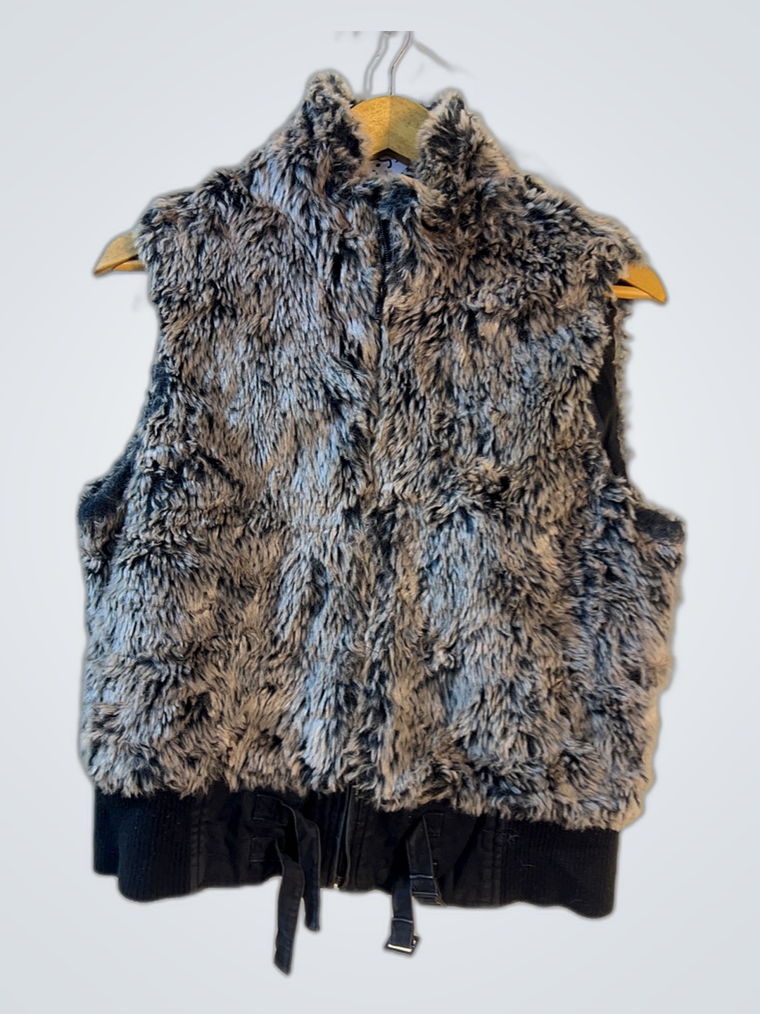 Furry Gray Vest