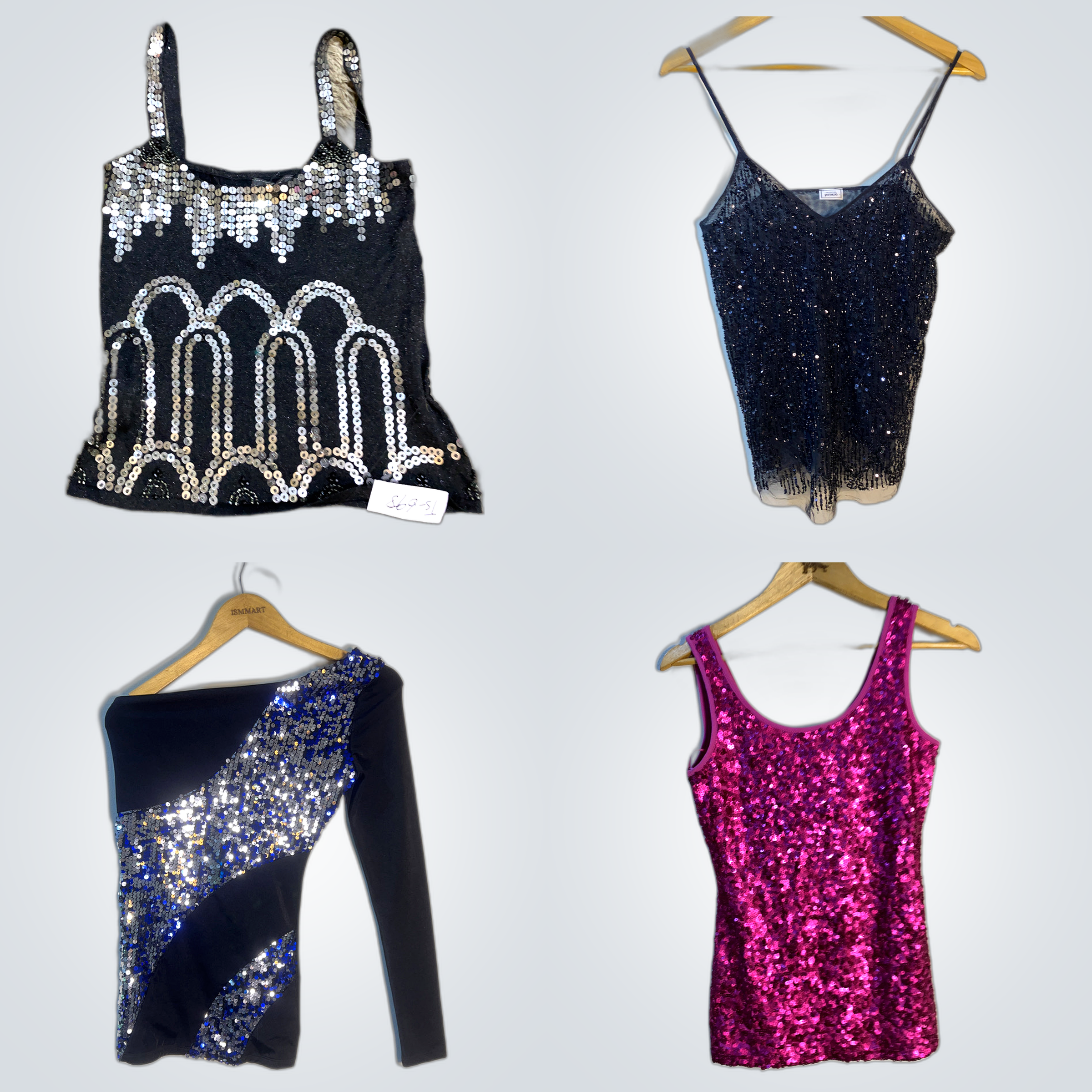 Sequined Chic Bundle Pimkie ISMMART Tops & Clutch ..