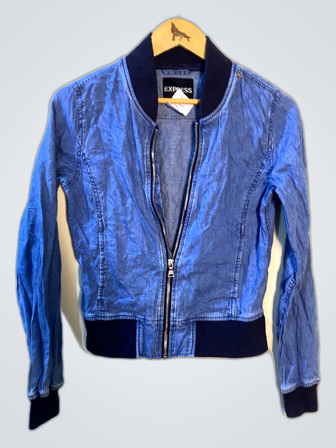 Veste en denim bleu Express
