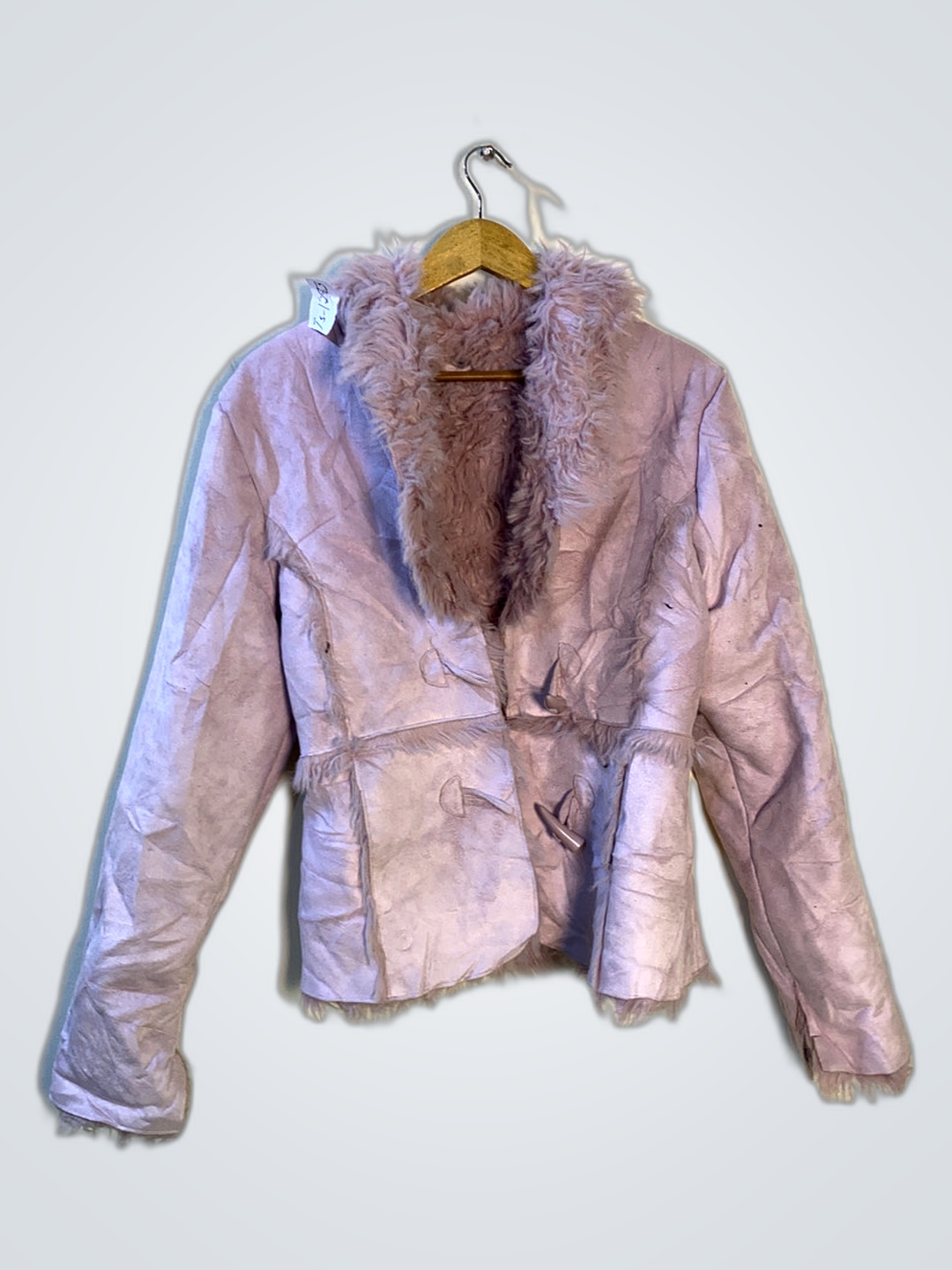 Pink Faux Fur Jacket