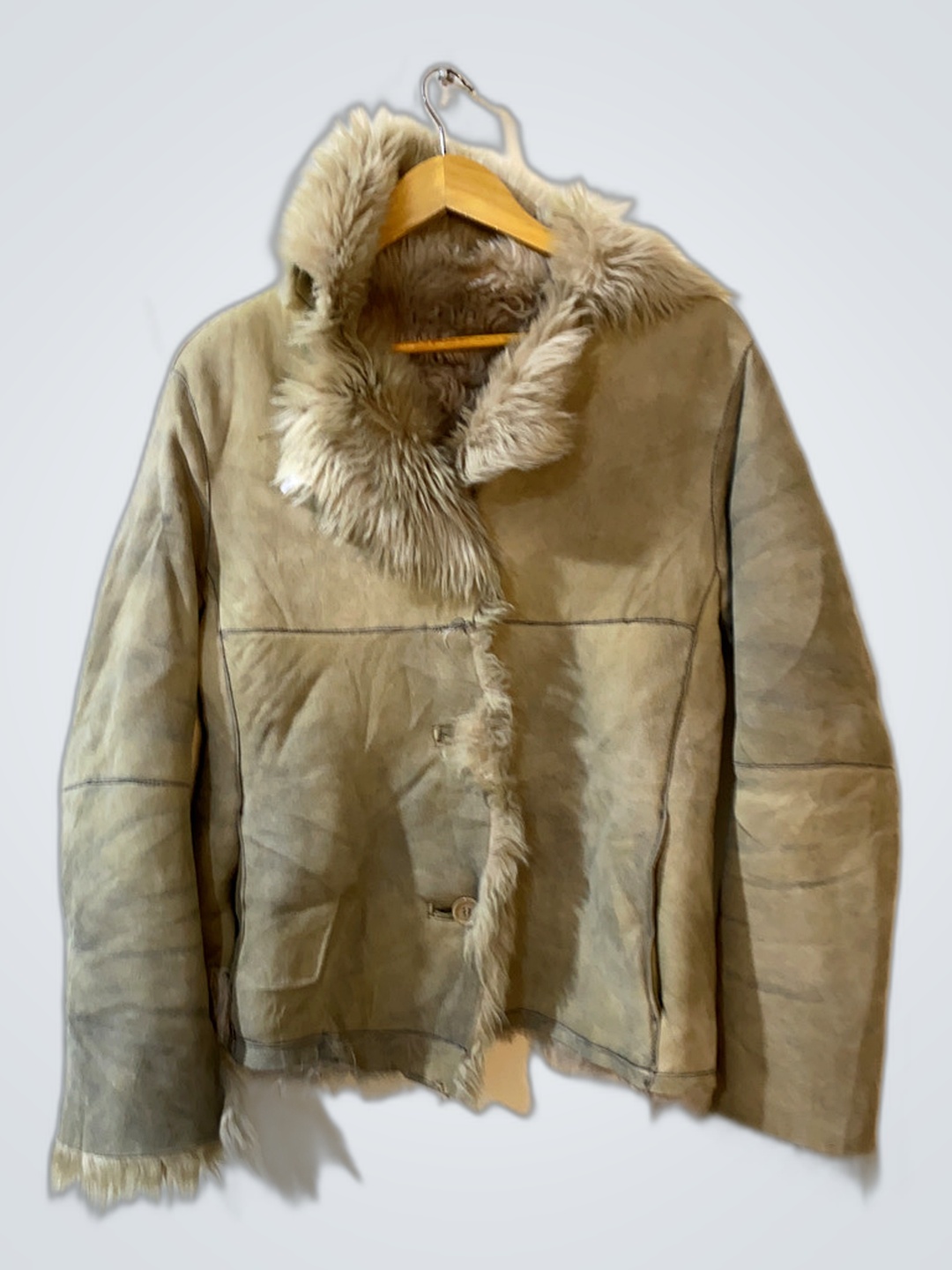 ファー トリム ジャケット