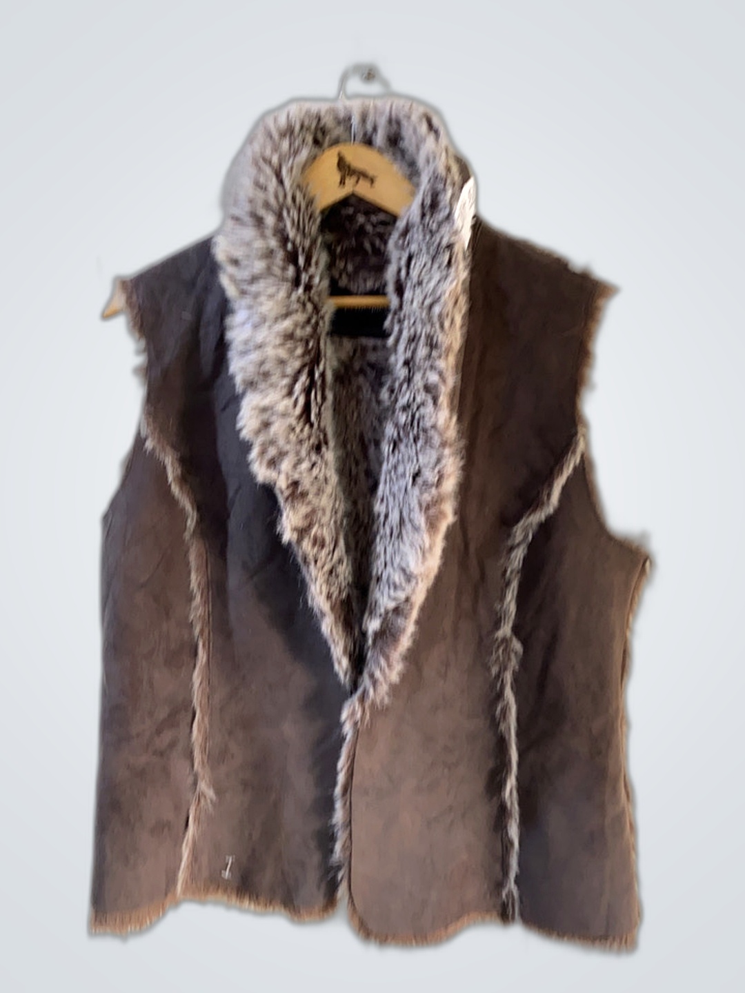 Furry Brown Vest