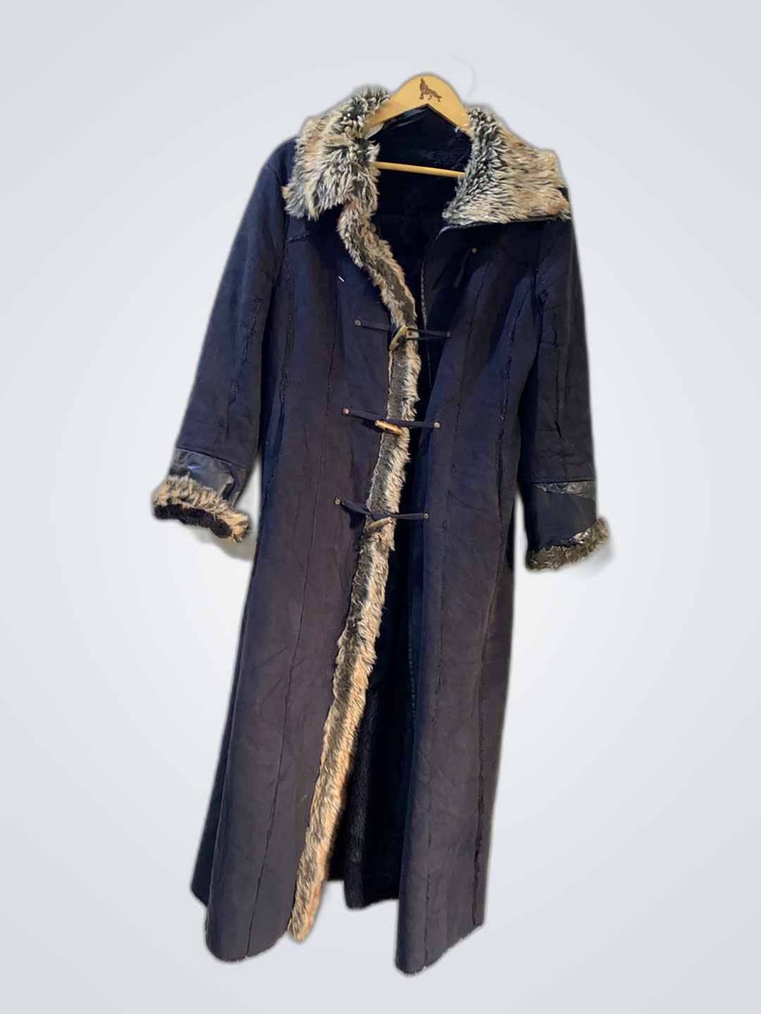 Long Fur-Lined Coat