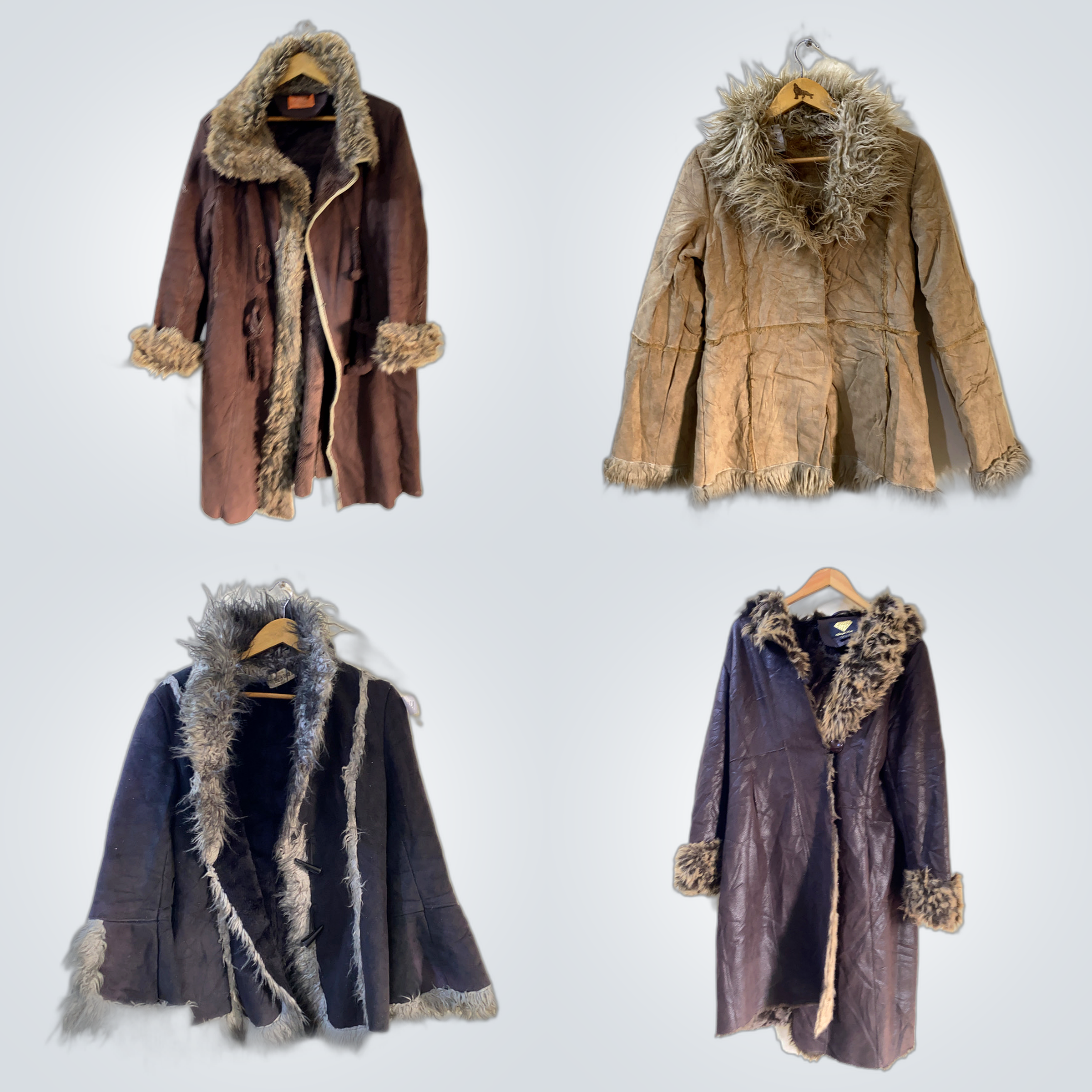 Luxuriöses Pelzmantel-Bündel Rebecca Minkoff Sarah..