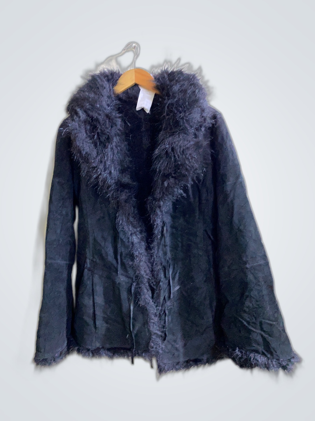 Black Faux Fur Jacket