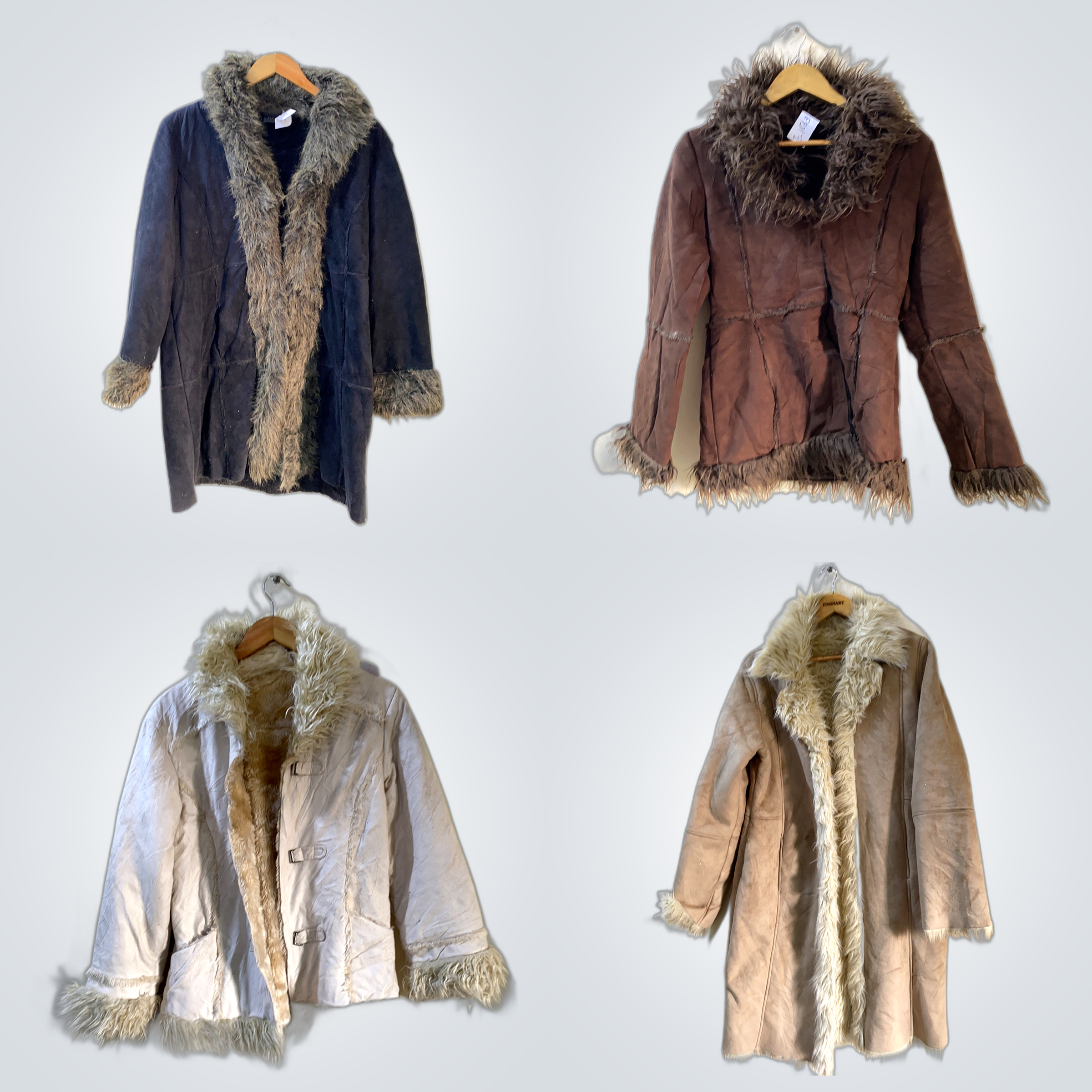 Furry Fashion Bundle - 7-teiliger Mantel- und Jack..