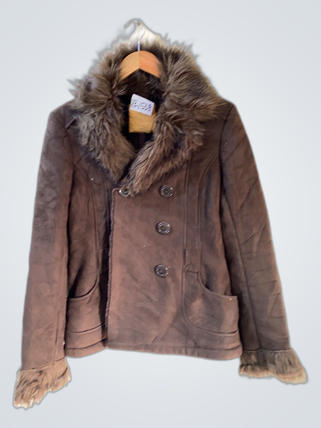 Brown Fur-Lined Jacket