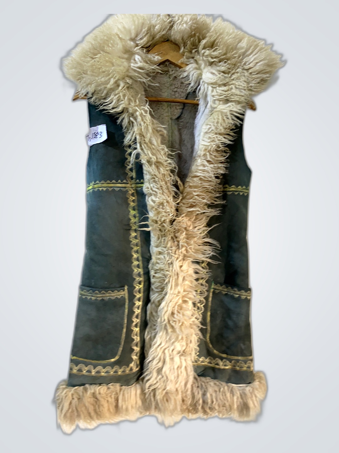 Fur-Trimmed Vest